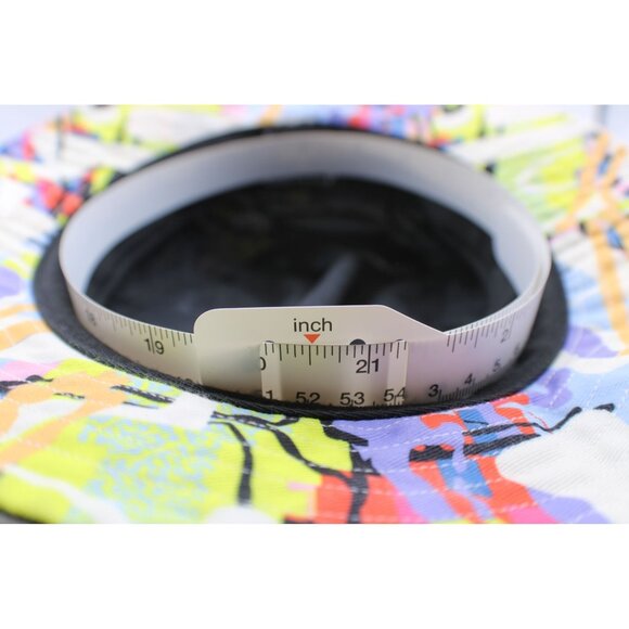 Adidas Love Unites Bucket Hat Multicolor Abstract Bright Print Adult Cotton 20.5 - Picture 8 of 8